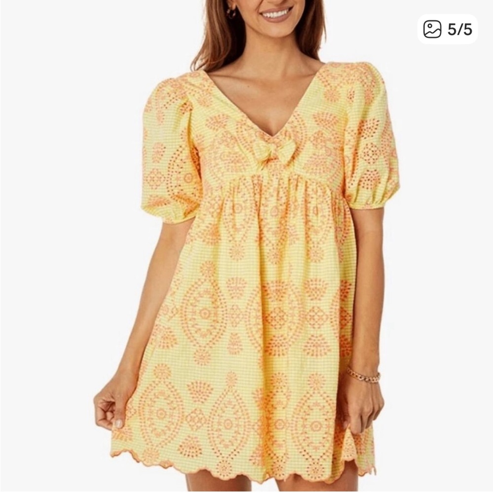 Lilly Pulitzer Sarafina eyelet dress size 12